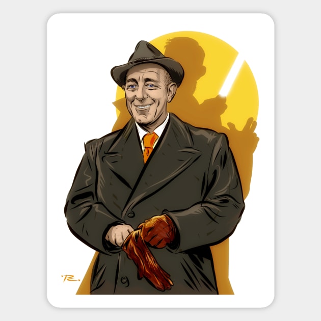 Sir Alec Guinness - An illustration by Paul Cemmick Magnet by PLAYDIGITAL2020